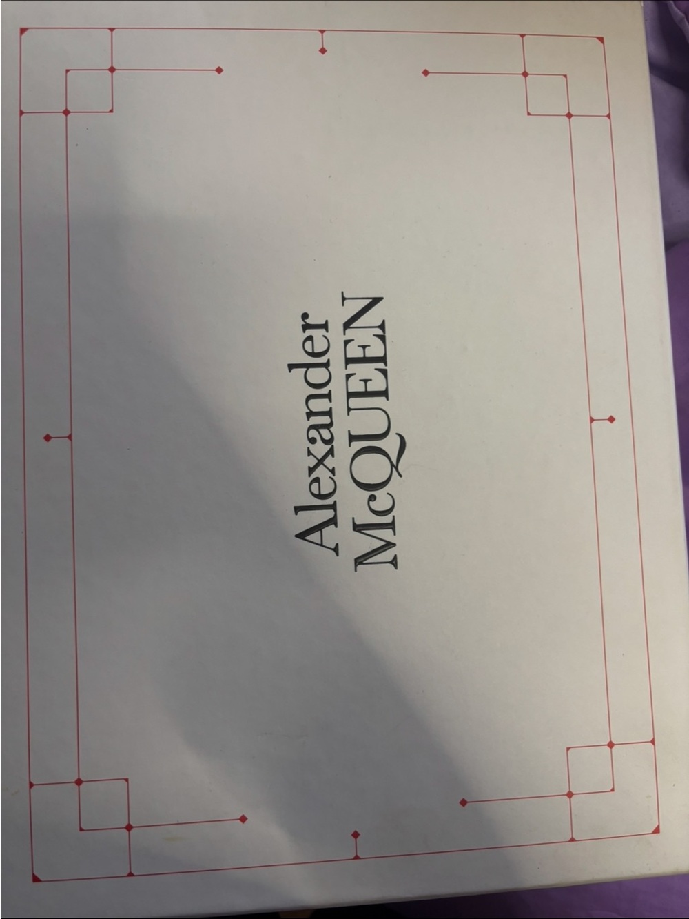 Shoe box label